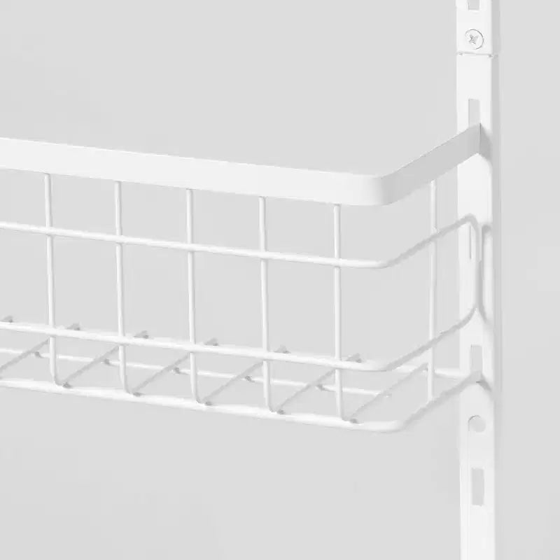 Steel Powder-Coated 4-Tier Over-Door Storage Rack 17.75"W x 5.75"D x 45"H