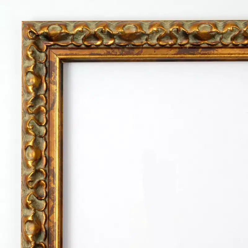 Wood Frame Square Wall Mirror 28"W x 28"H, Reflective Area 26"W x 26"H