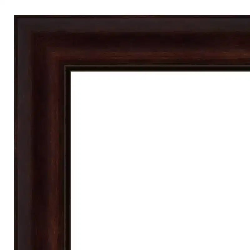 Polystyrene Frame Wall Mirror 43"W x 32"H, Reflective Area 38"W x 27"H