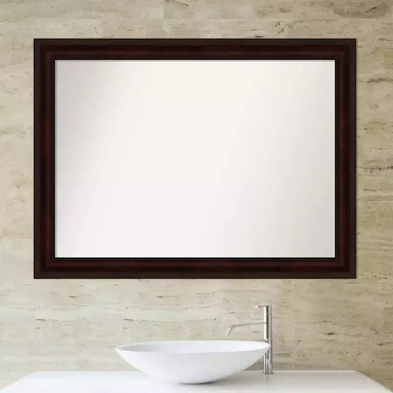 Polystyrene Frame Wall Mirror 43"W x 32"H, Reflective Area 38"W x 27"H