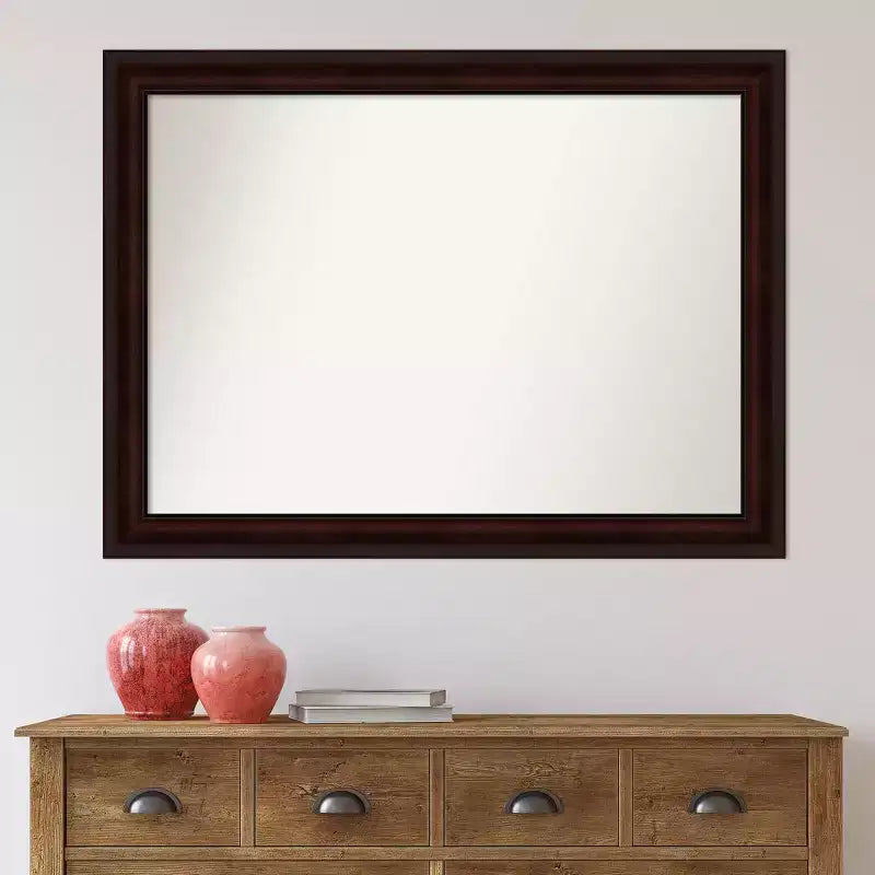 Polystyrene Frame Wall Mirror 43"W x 32"H, Reflective Area 38"W x 27"H