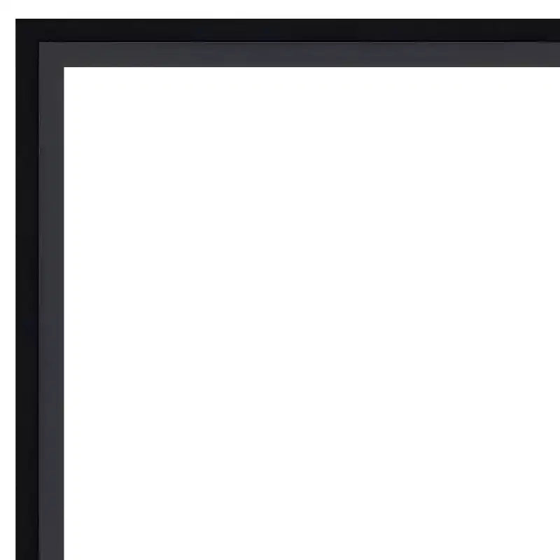 Wood Frame Rectangular Wall Mirror 29"W x 23"H, Reflective Area 28"W x 22"H