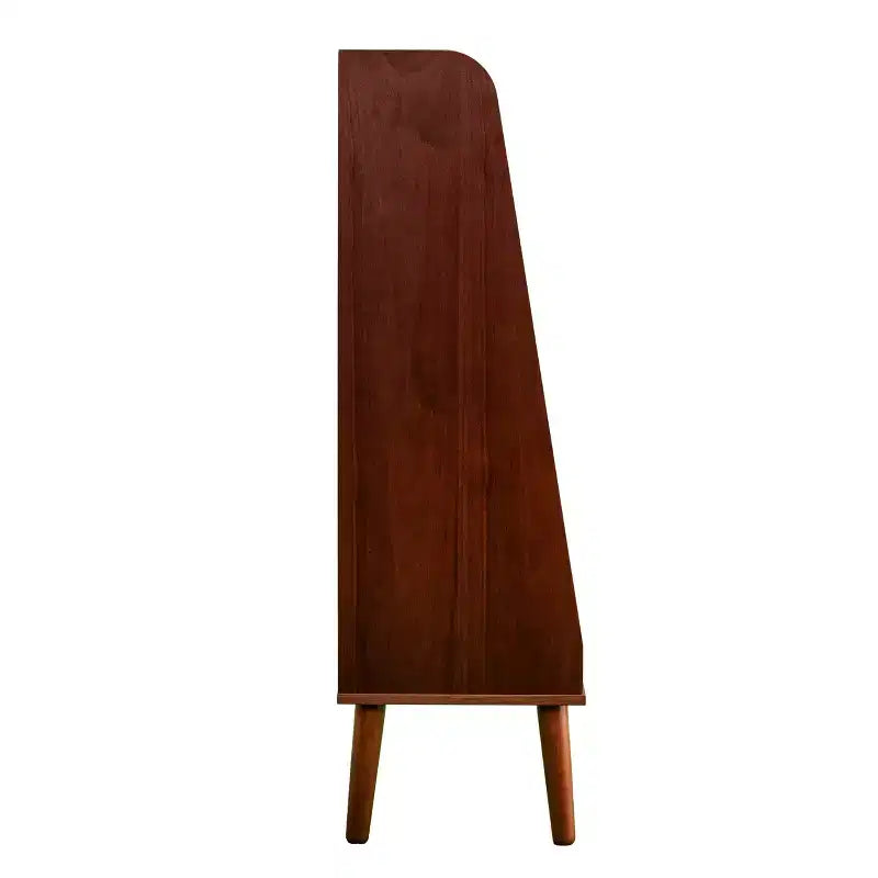 Particle Board Rubberwood Bookshelf 22.25"W x 13.75"D x 44.5"H
