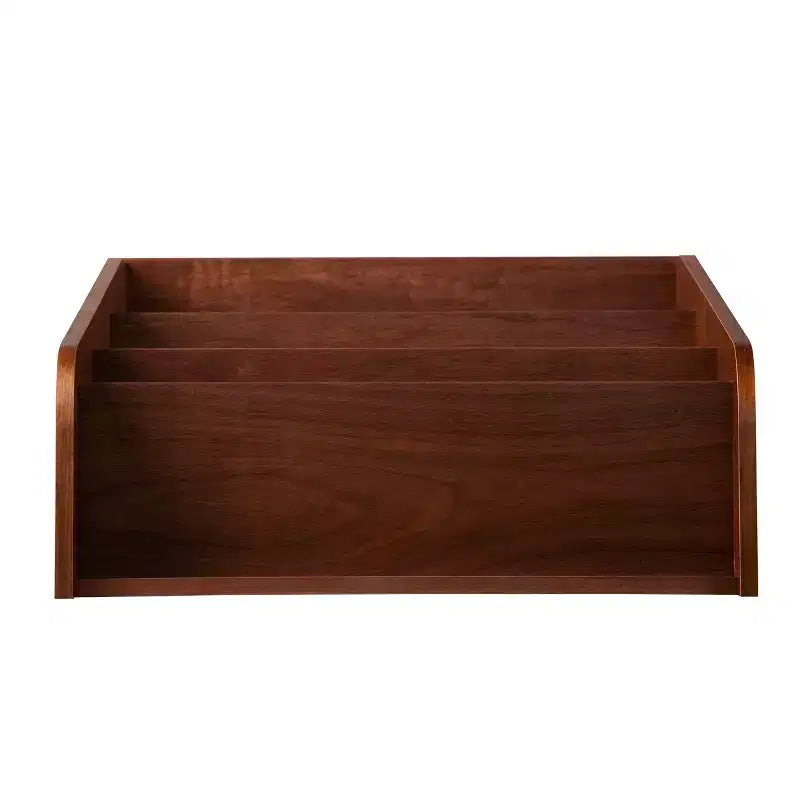 Particle Board Rubberwood Bookshelf 22.25"W x 13.75"D x 44.5"H