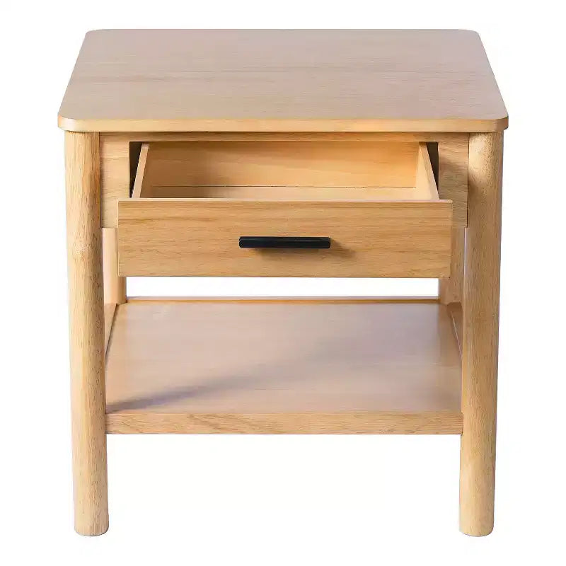 MDF End Table with 1 Drawer 24"W x 24"D x 23"H