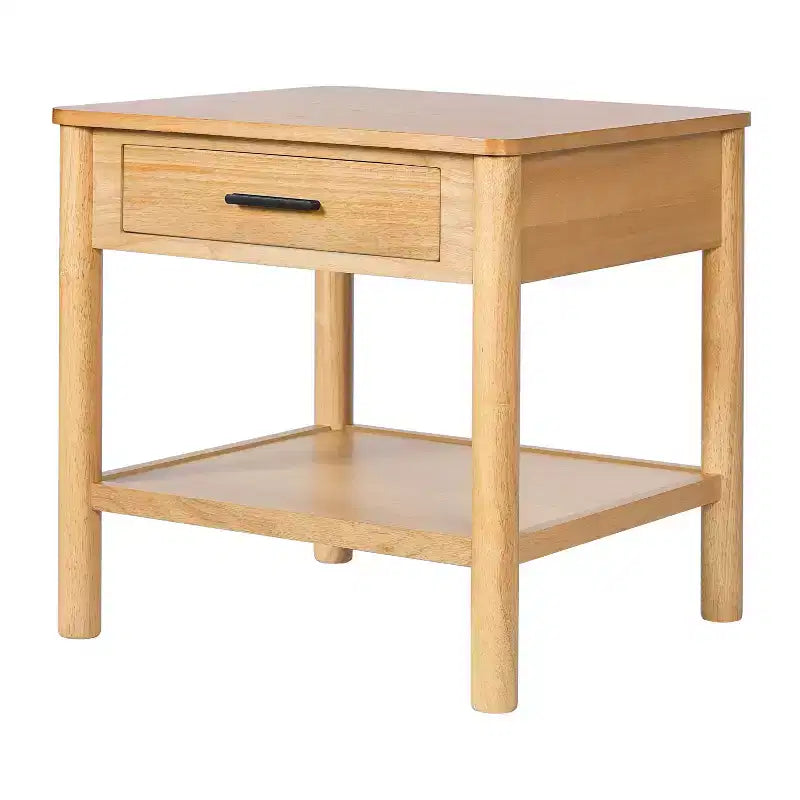 MDF End Table with 1 Drawer 24"W x 24"D x 23"H