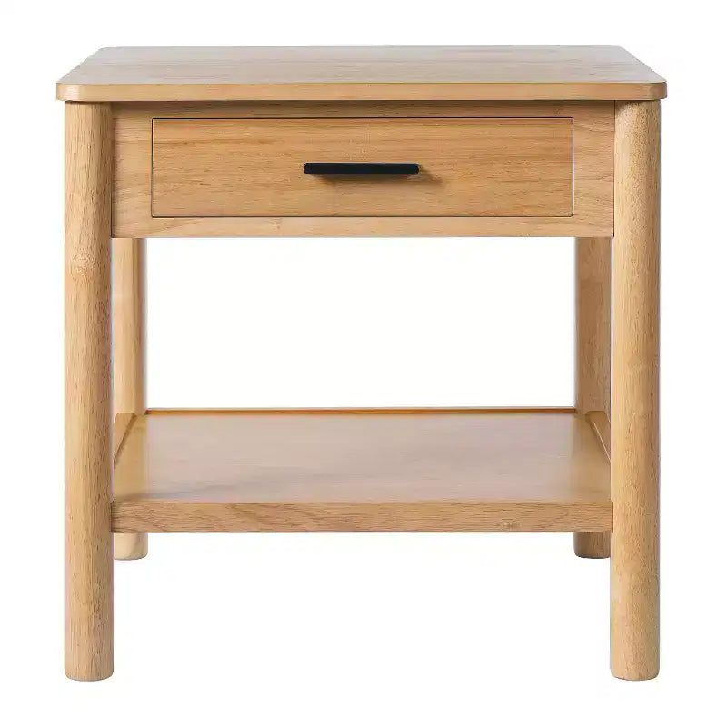 MDF End Table with 1 Drawer 24"W x 24"D x 23"H
