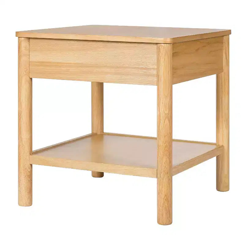 MDF End Table with 1 Drawer 24"W x 24"D x 23"H