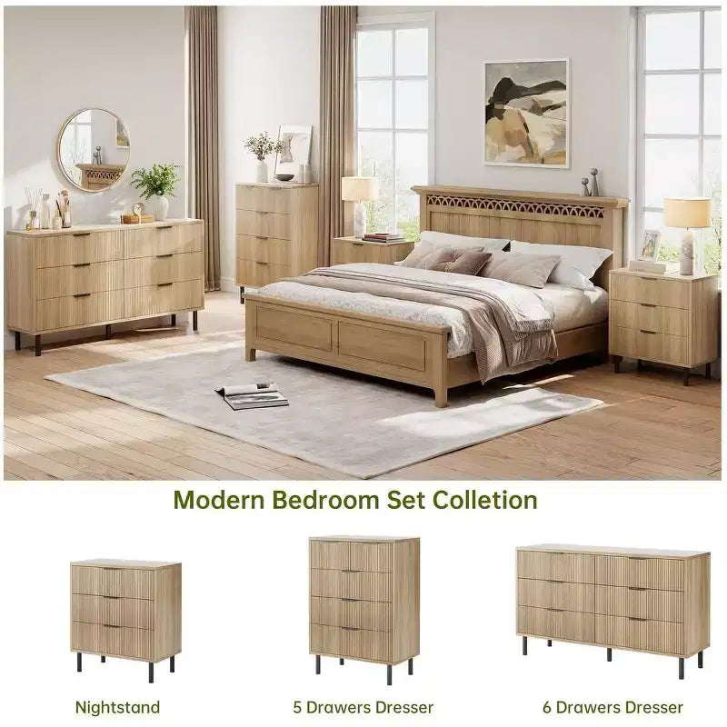 MDF Metal Legs 3-Drawer Dresser 27.6"W x 15.8"D x 29.9"H