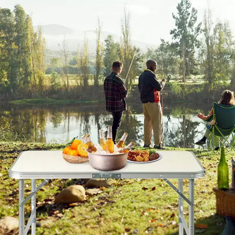 Aluminum Folding Table 35.44"L x 23.63"W x 27.56"H