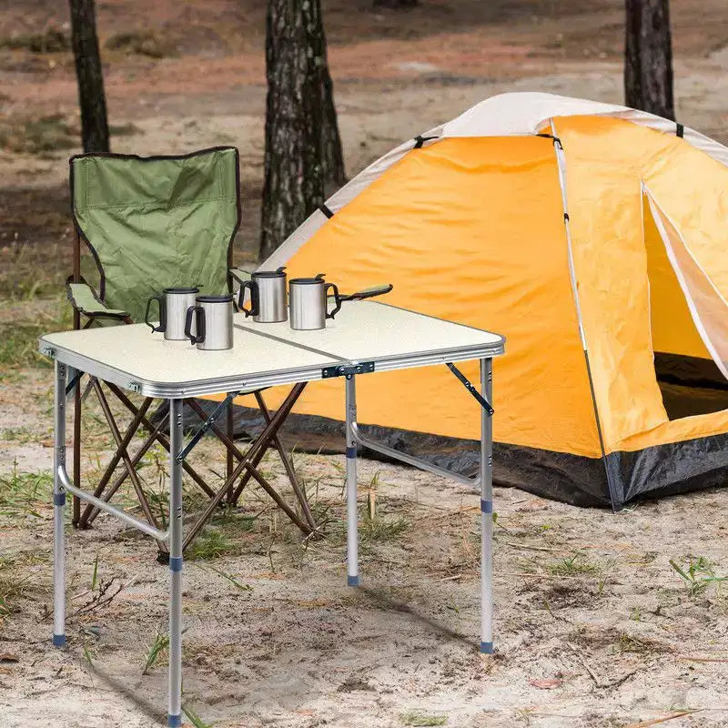 Aluminum Folding Table 35.44"L x 23.63"W x 27.56"H