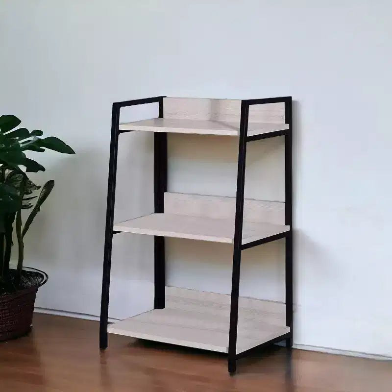 Metal 3-Tier Ladder Bookcase 24"W x 16"D x 37"H