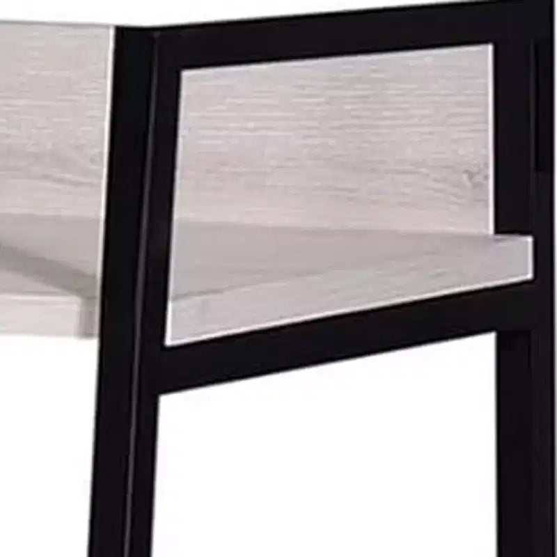 Metal 3-Tier Ladder Bookcase 24"W x 16"D x 37"H