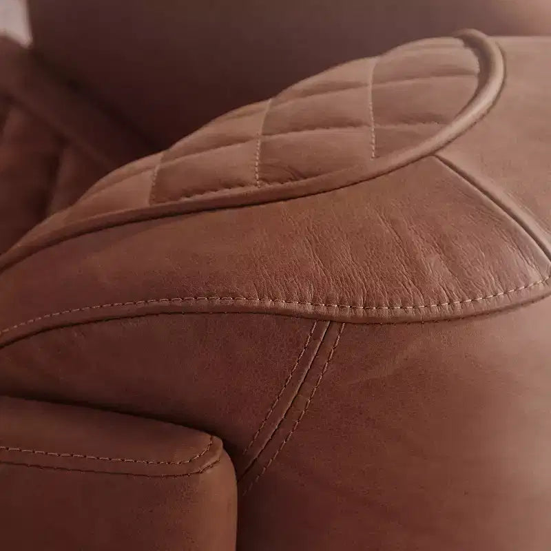 Leather Foam Rubberwood Accent Chair 27.95"W x 35.43"D x 27.95"H