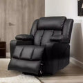 Faux Leather Metal Frame Power Lift Recliner with Massage 35.83"W x 35.83"D x 39.76"H