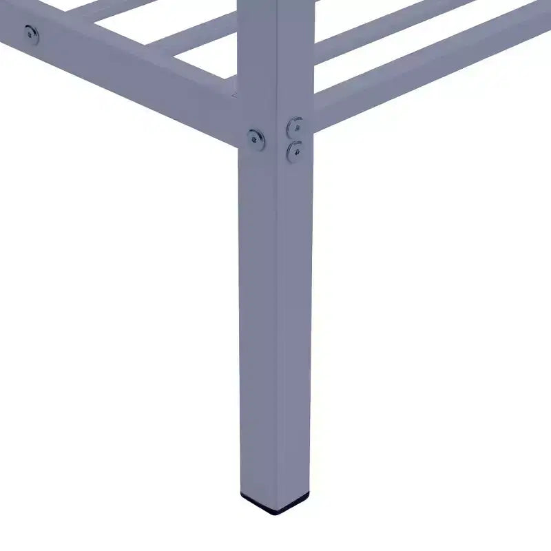 Metal Full Over Full Bunk Bed with Ladder 56.5"W x 77.56"L x 61.81"H