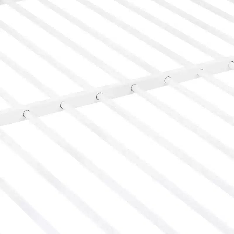 Metal Full Over Full Bunk Bed with Ladder 56.5"W x 77.56"L x 61.81"H