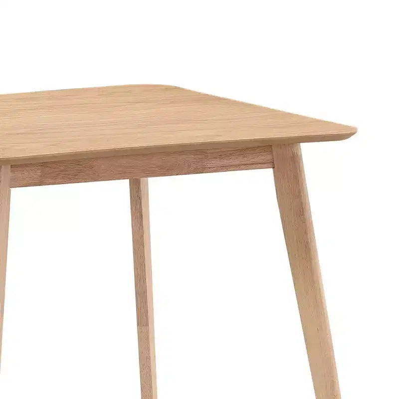 Wood MDF Square Dining Table 35.43"W x 35.43"L x 29.53"H Seats 4