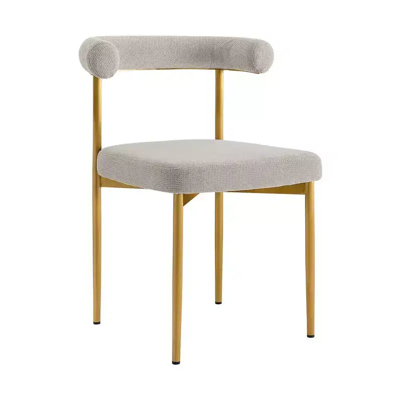 Stainless Steel Polyester Upholstered Dining Chair 23.5"W x 20.5"D x 30.5"H