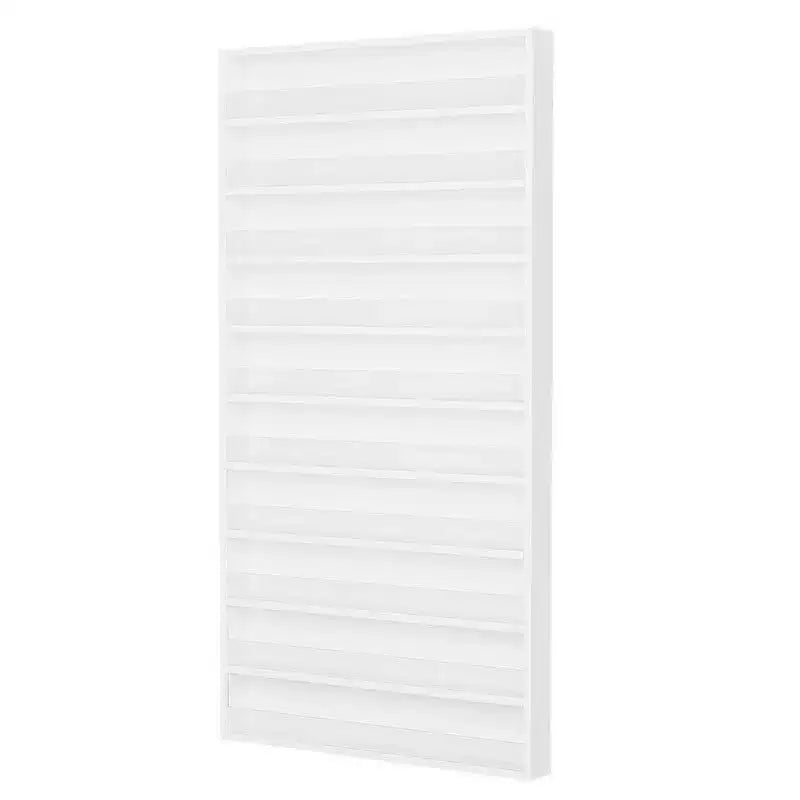 MDF Wall-Mount Nail Polish Organizer Rack 10-Tier 22"W x 3"D x 42.3"H