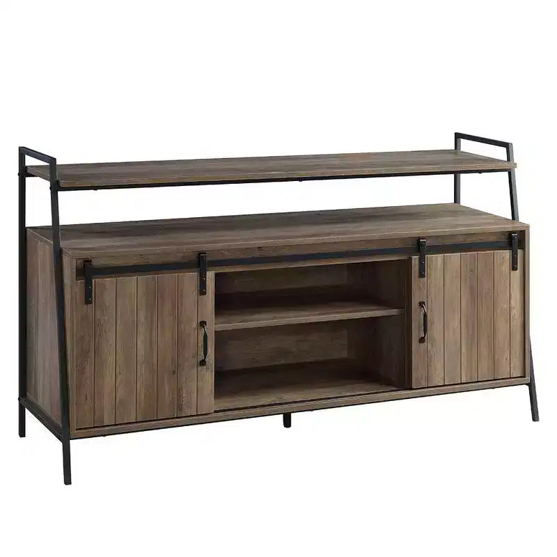 Metal Frame TV Stand 60"L x 18"W x 33"H