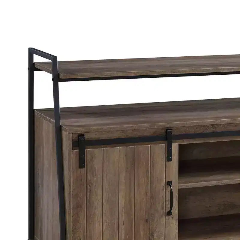 Metal Frame TV Stand 60"L x 18"W x 33"H