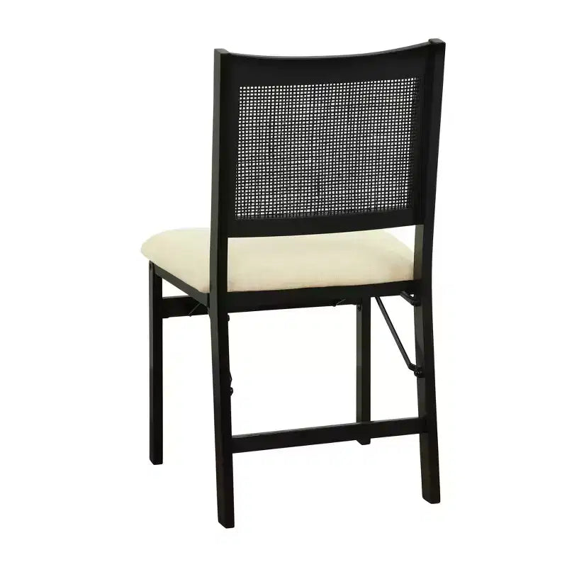 Rubberwood Foam Upholstered Folding Chair 19.75"W x 20.5"D x 34.5"H