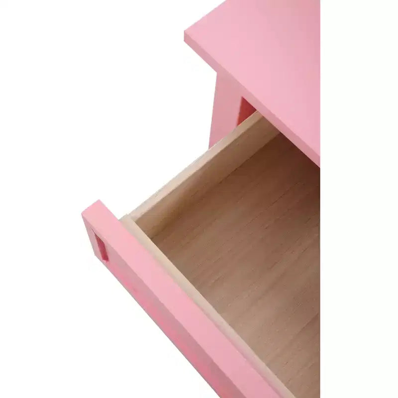 Wood 2-Drawer Nightstand 16"W x 22"D x 28"H
