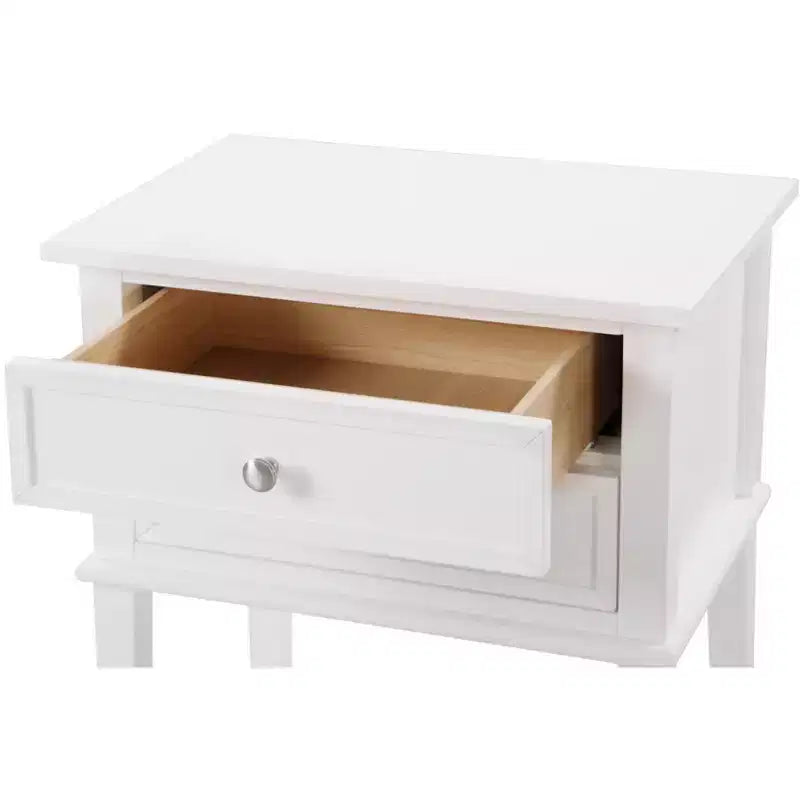 Wood 2-Drawer Nightstand 16"W x 22"D x 28"H