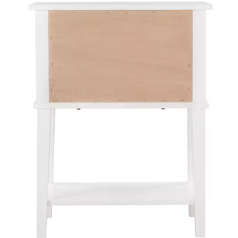 Wood 2-Drawer Nightstand 16"W x 22"D x 28"H